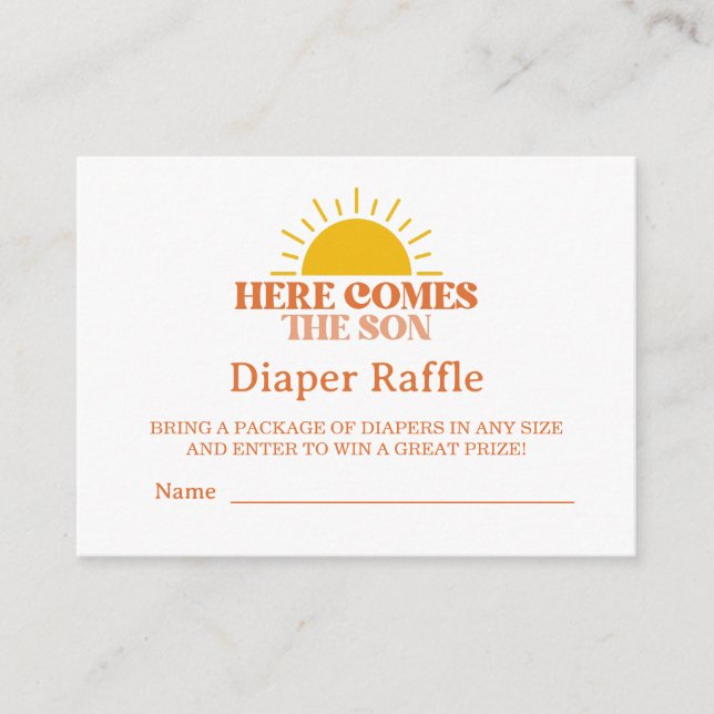 Tarjeta De Recepción Aquí Viene El Baby Shower Del Niño (Anverso)