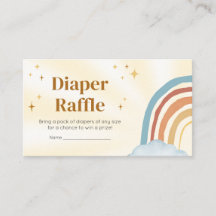 Aquí viene el hijo retro Sunshine Diaper Raffle