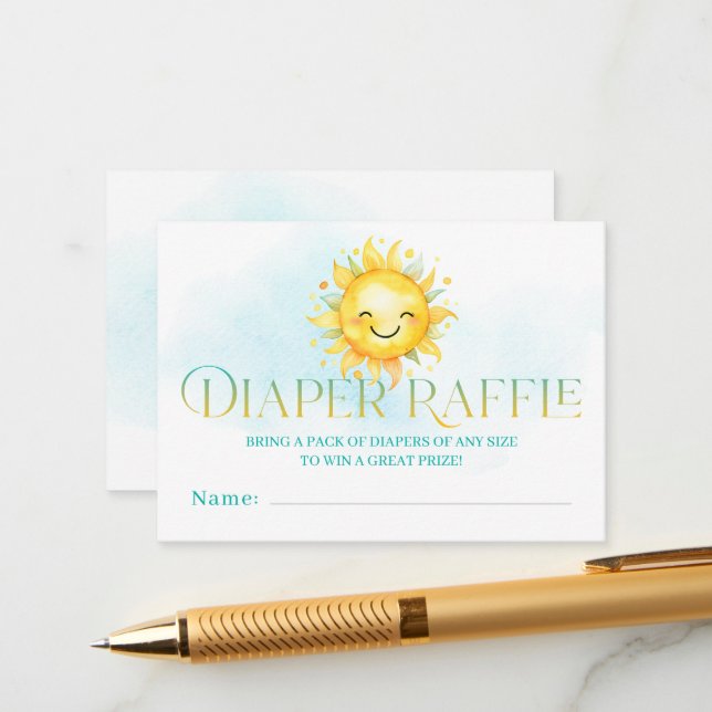 Tarjeta De Recepción Aquí viene el sol lindo (Anverso/Reverso In Situ)