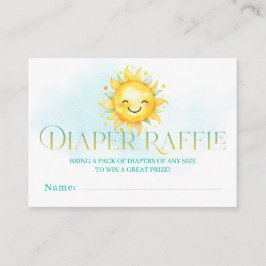 Tarjeta De Recepción Aquí viene el sol lindo