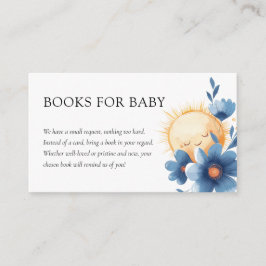 Tarjeta De Recepción Aquí vienen los libros de Baby Shower de hijo para