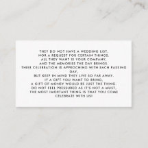 Árbol de dinero/invitación de pozo de deseo Insert