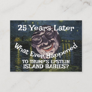 Tarjeta De Recepción Archivos de la isla de Trump Epstein Bebés Republi