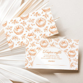 Tarjeta De Recepción Arco de rifa del pañal del muelle de la litera de 