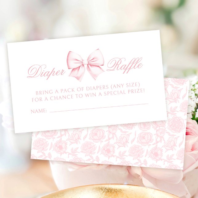 Tarjeta De Recepción Arco rosado florido de la ducha de bebé barquillo (Subido por el creador)
