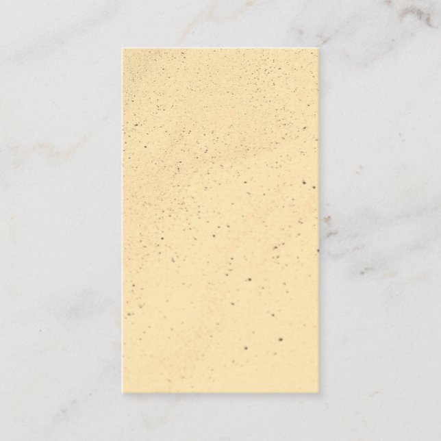 Tarjeta De Recepción Arena bananera amarilla (Anverso)