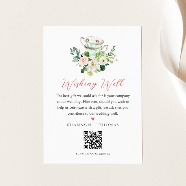 Tarjeta De Recepción ARIA Tea Fiesta Wee Well Enclosure Card (Subido por el creador)
