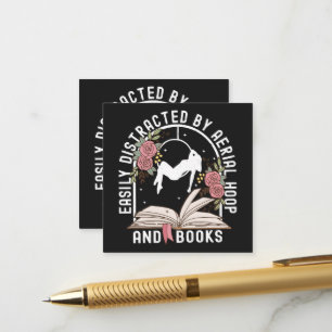 Tarjeta De Recepción Aroho Aéreo y Libro Fácilmente Distraído