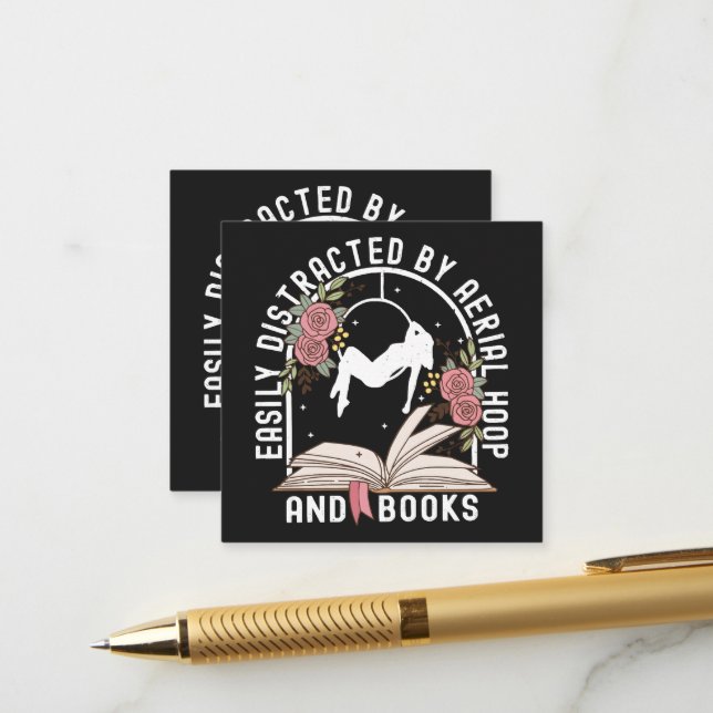 Tarjeta De Recepción Aroho Aéreo y Libro Fácilmente Distraído (Anverso/Reverso In Situ)