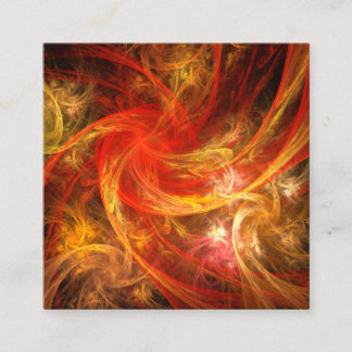 Tarjeta De Recepción Arte abstracto de Firestorm