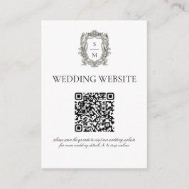 Tarjeta De Recepción Arte Antiguo Barroco Fino Renacimiento Minimalista