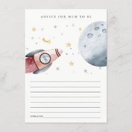 Tarjeta De Recepción Asesoramiento urgente en el espacio ultraterrestre