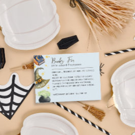 Tarjeta De Recepción Asistente para solicitud de libro de Halloween Boy