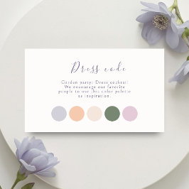 Tarjeta De Recepción Atuendo de boda con letra de Pastel