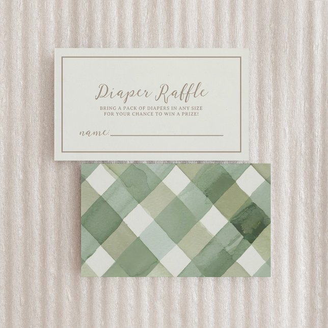 Tarjeta De Recepción Autumn Baby Shower Diaper Raffle Enclosure Card (Subido por el creador)