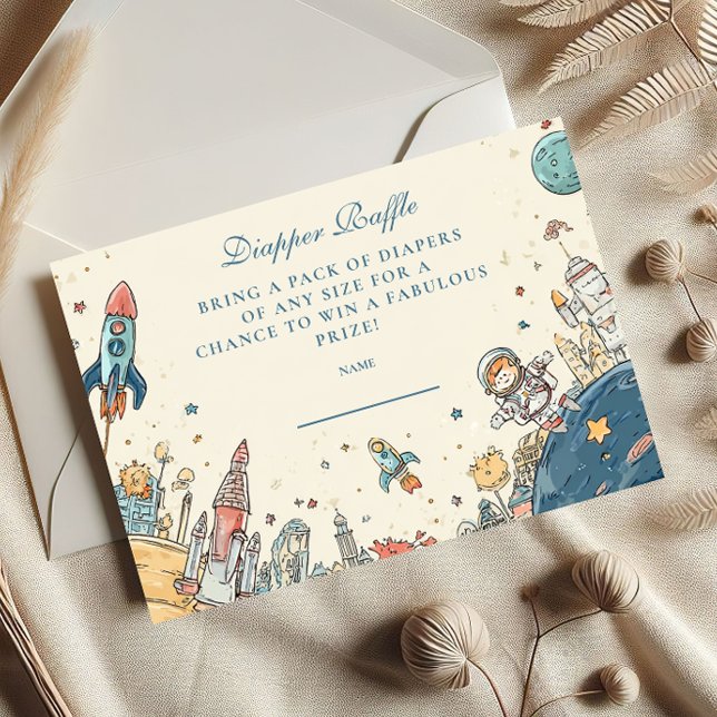 Tarjeta De Recepción Aventura espacial Diapper Raffle (Subido por el creador)