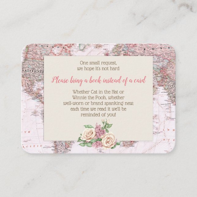 Tarjeta De Recepción Aventura espera la solicitud del libro de mapas de (Anverso)