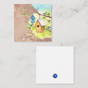 Tarjeta De Recepción Aves