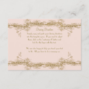 Tarjeta De Recepción Aves amorosas comiendo información glamorosa de ma