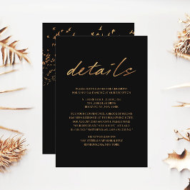 Tarjeta De Recepción Aves elegantes de un Boda de pluma