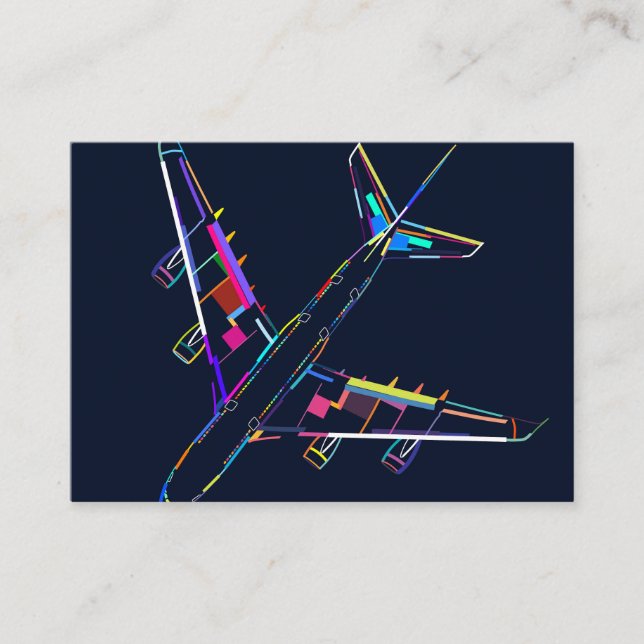 Tarjeta De Recepción Avión (Anverso)