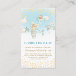 Tarjeta De Recepción Aviones transportan un libro a un niño animal