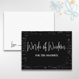 Tarjeta De Recepción Aviso de graduación de Wisdom Math
