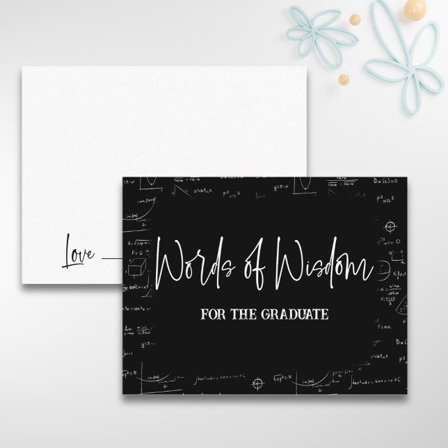 Tarjeta De Recepción Aviso de graduación de Wisdom Math (Subido por el creador)