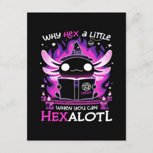 Tarjeta De Recepción Axolotl Witching Hour - Salamandra 