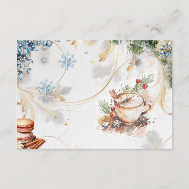 Tarjeta De Recepción Azúcar Coat It Blank (Anverso)