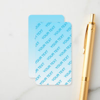 Azul cielo (¡color cambiable!) Patrón de color ocm