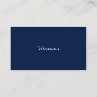 Azul oscuro elegante casual escritura a mano propi