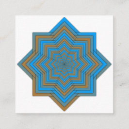 Tarjeta De Recepción Azul y Estrella de Ember