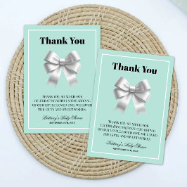 Tarjeta De Recepción Baby and Co Baby Shower Gracias