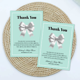 Tarjeta De Recepción Baby and Co Baby Shower Gracias