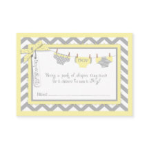 Baby Boy Tie Diaper Raffle Ticket