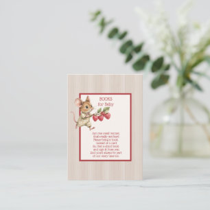 Tarjeta De Recepción Baby Boy Woodland Animal Boys