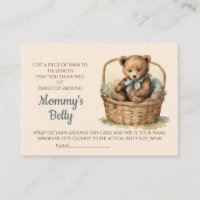 Baby Bump Juego Baby Shower Adivina Belly Tamaño