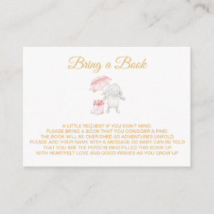 Tarjeta De Recepción *~* Baby Bunny Rabbit Boots El paraguas trae un li