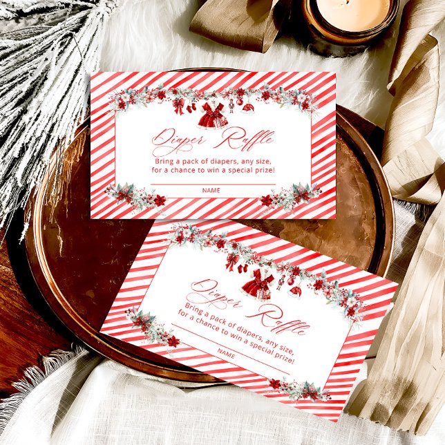 Tarjeta De Recepción Baby Clothes Navidades Diaper Raffle (Subido por el creador)