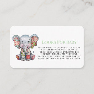 Tarjeta De Recepción Baby Elephant Sewn Patchwork Boys para bebés