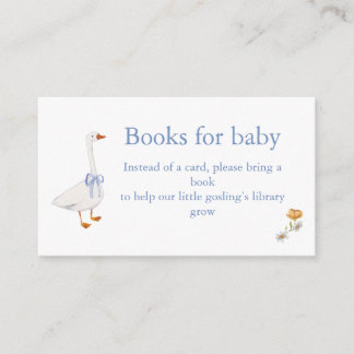 Tarjeta De Recepción baby gosling books for baby
