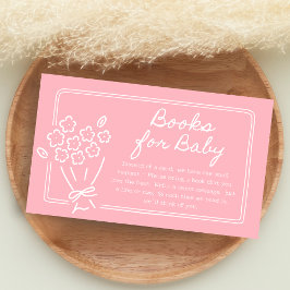 Tarjeta De Recepción Baby In Bloom Baby Shower