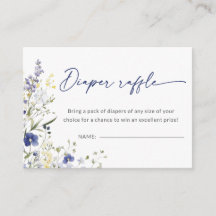 Baby In Bloom Diaper Raffle Spring Baby Shower