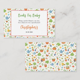 Tarjeta De Recepción Baby in Bloom Garden Baby Shower | Cute Floral