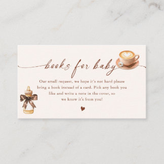 Tarjeta De Recepción Baby Is Brewing Coffee Books For Baby