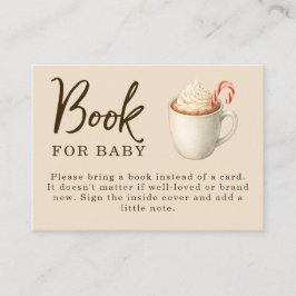 Tarjeta De Recepción Baby, It's Cocoa Outside Baby Shower 