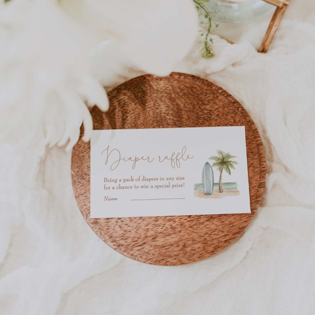 Tarjeta De Recepción Baby On Board Baby Shower Diaper Raffle (Subido por el creador)