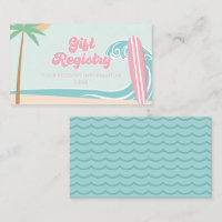 Baby on Board Surfing Baby Shower Registry