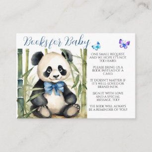 Tarjeta De Recepción Baby Panda Bear Boy Boys for Baby